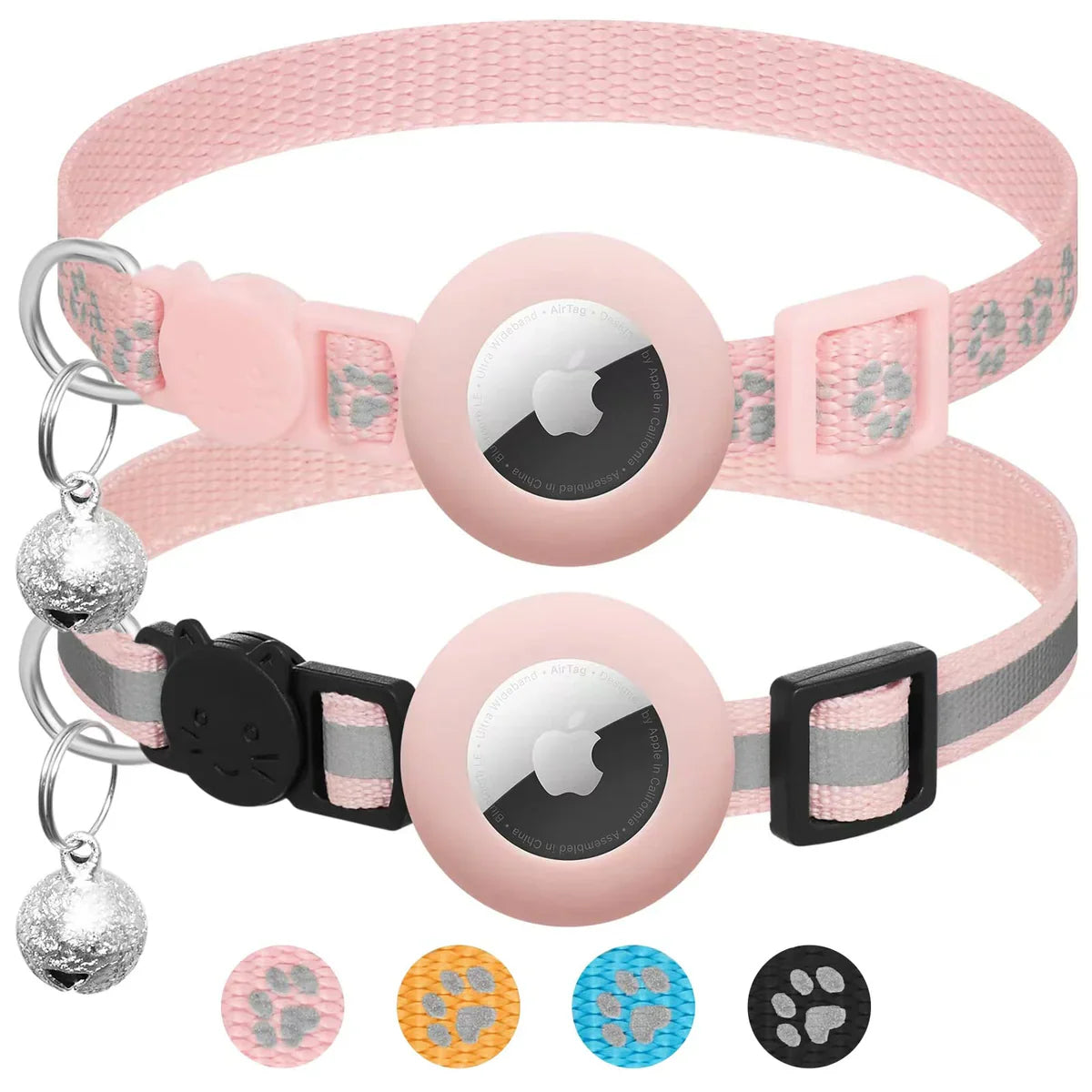 AirTag Cat Collars 2-Pack