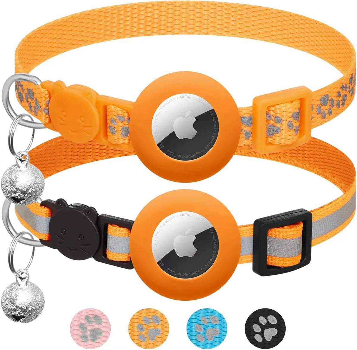 AirTag Cat Collars 2-Pack