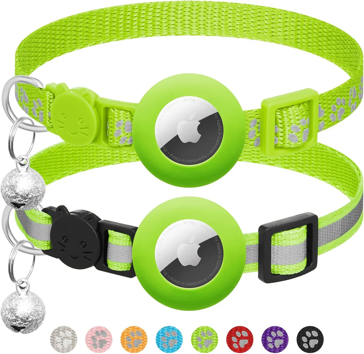 AirTag Cat Collars 2-Pack