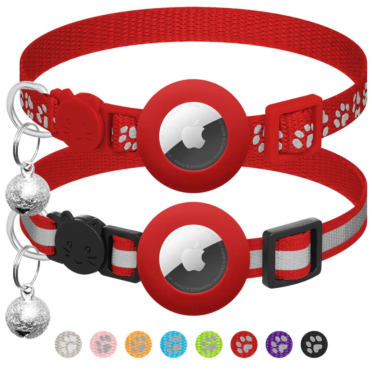 AirTag Cat Collars 2-Pack