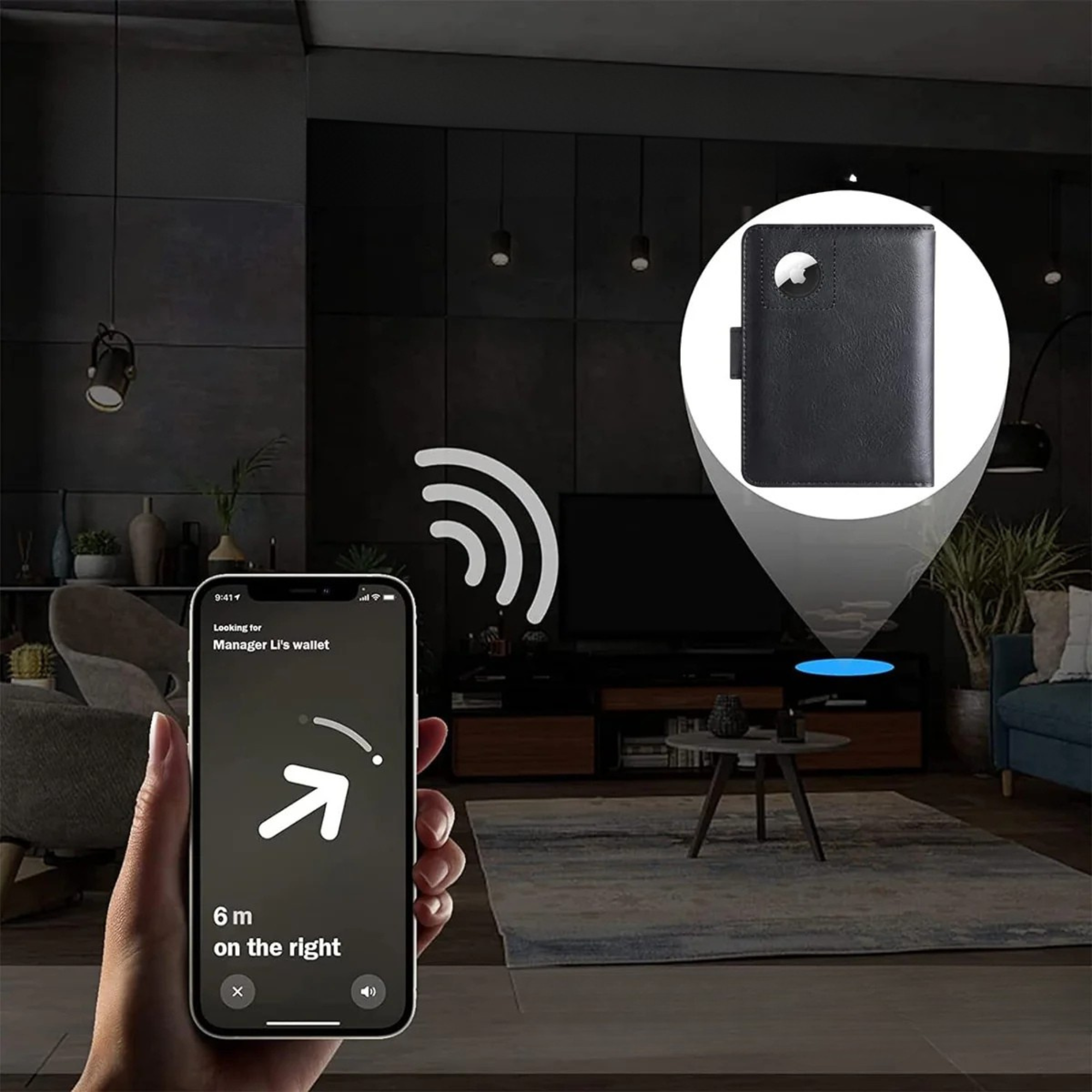 Secure Pass AirTag Wallet