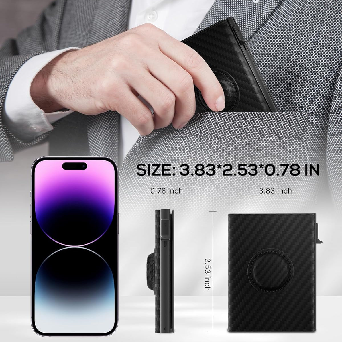 AirTag Wallet for Men