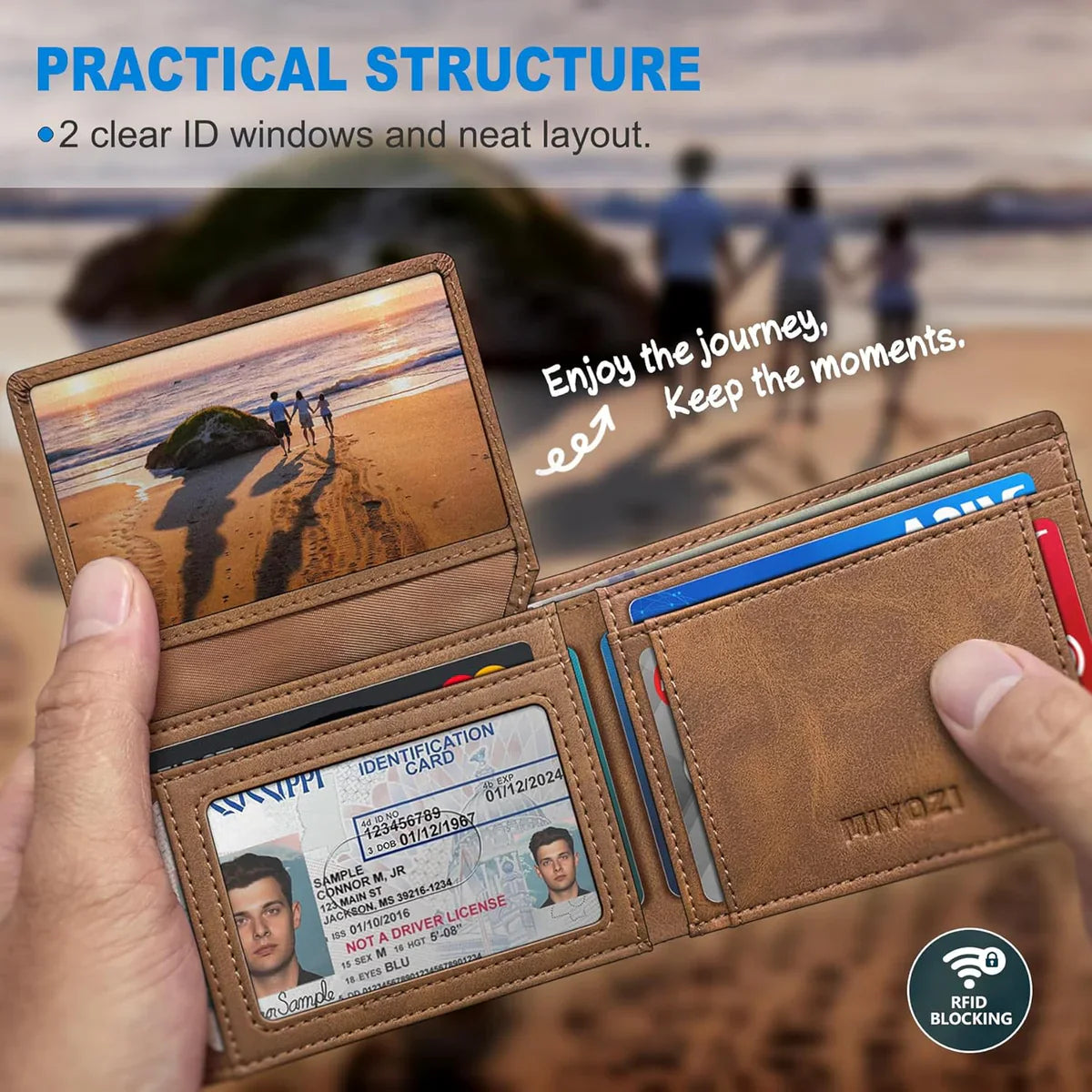 SecureTrack AirTag Wallet