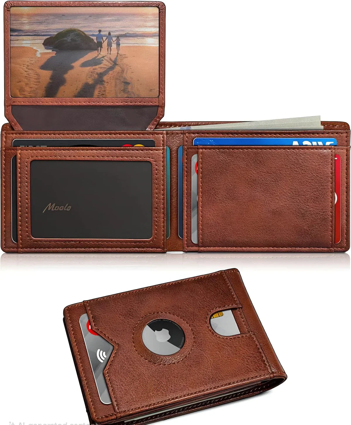 SecureTrack AirTag Wallet