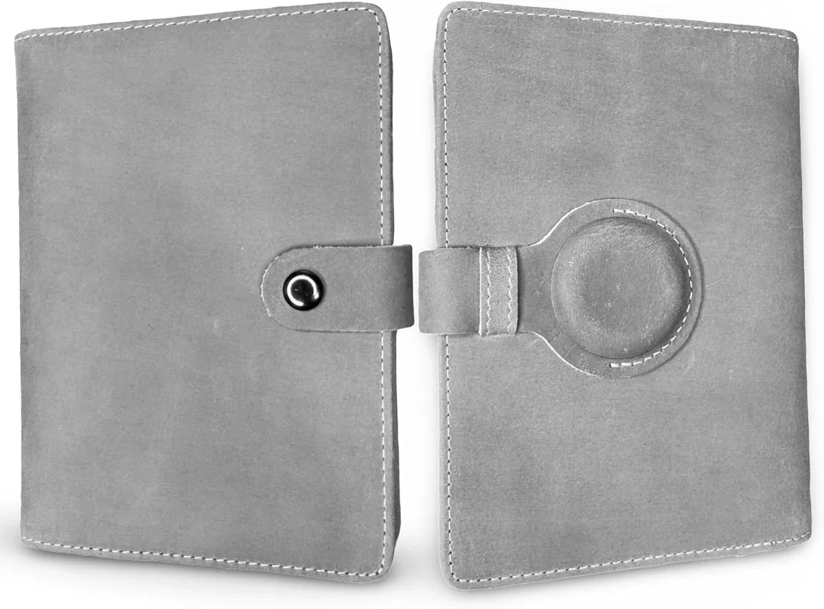 Leather AirTag Passport Holder