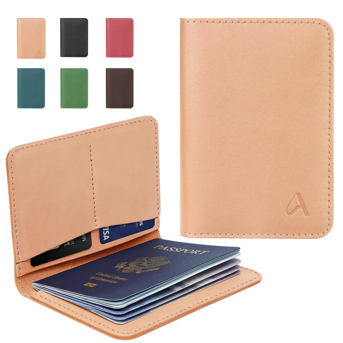 TravelPro - Leather Passport Holder