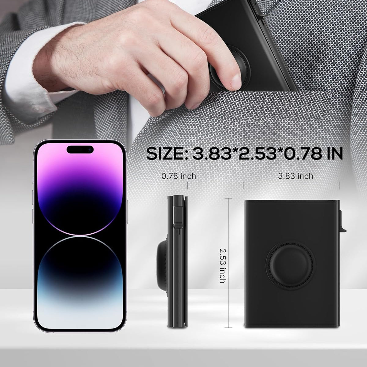 SecureTrack Slim Wallet