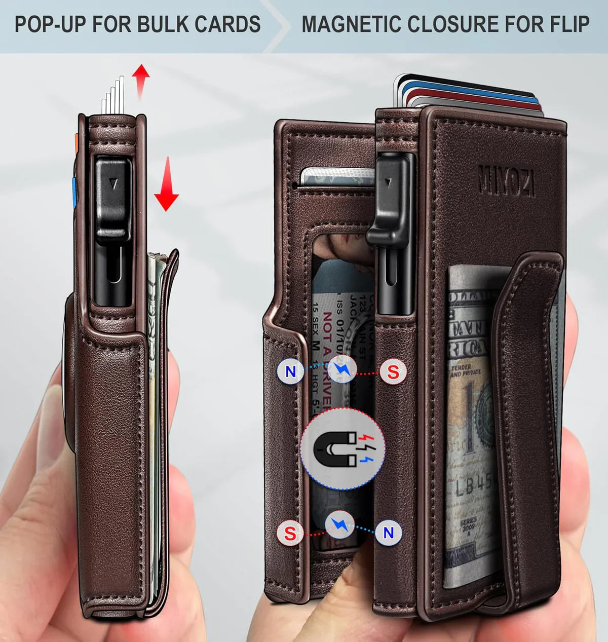 Slim RFID AirTag Wallet