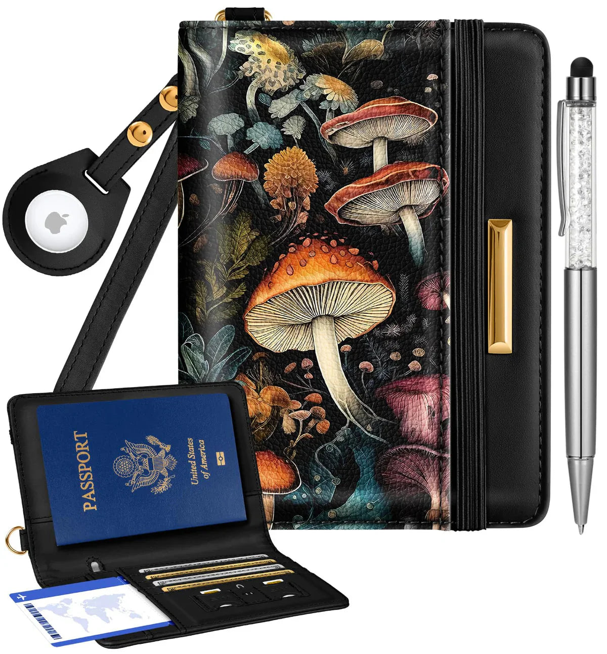 TravelSafe - RFID AirTag Passport Wallet