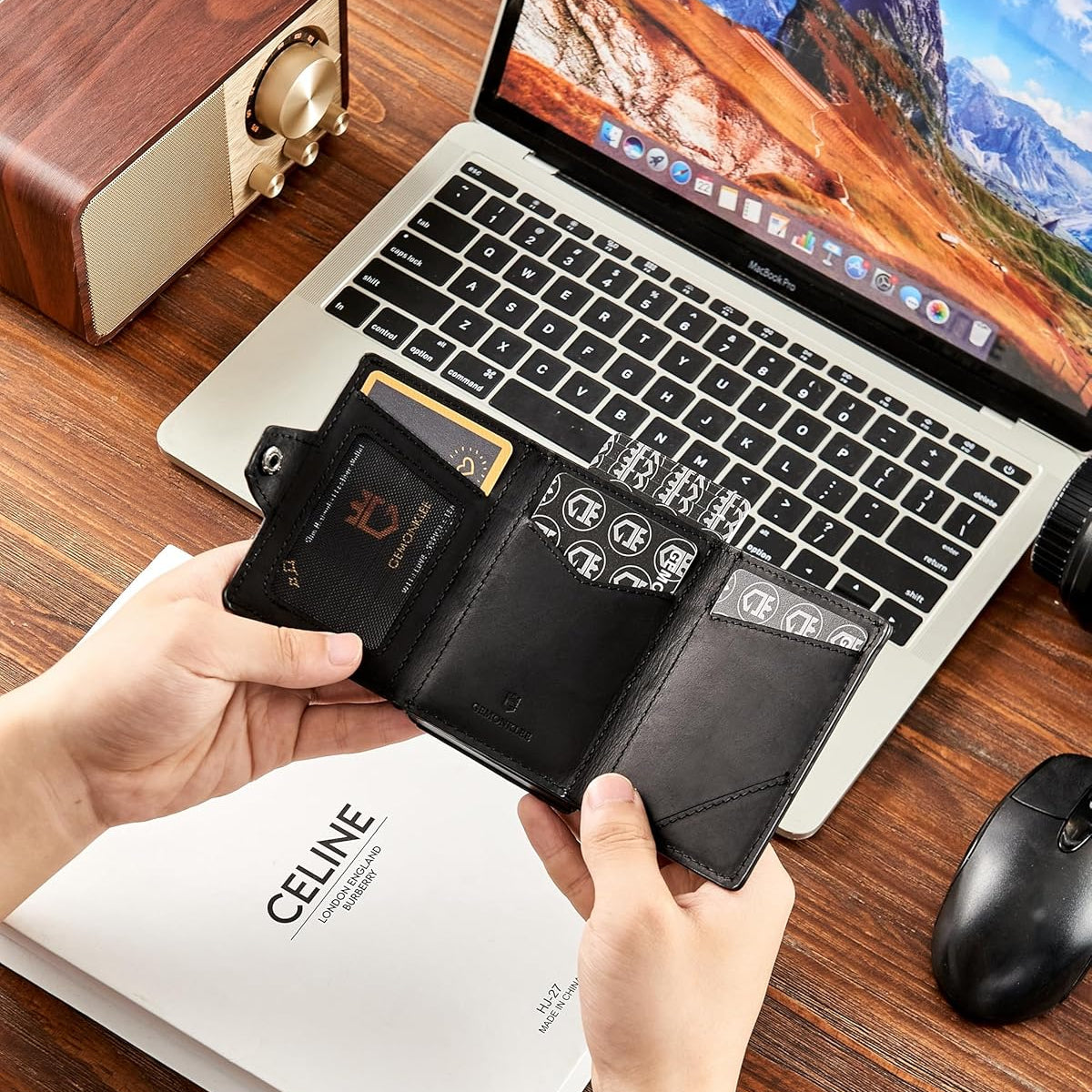 SecureTrack RFID Wallet