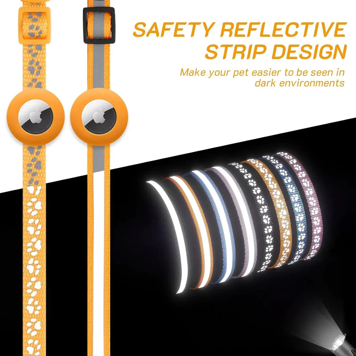 AirTag Cat Collars 2-Pack