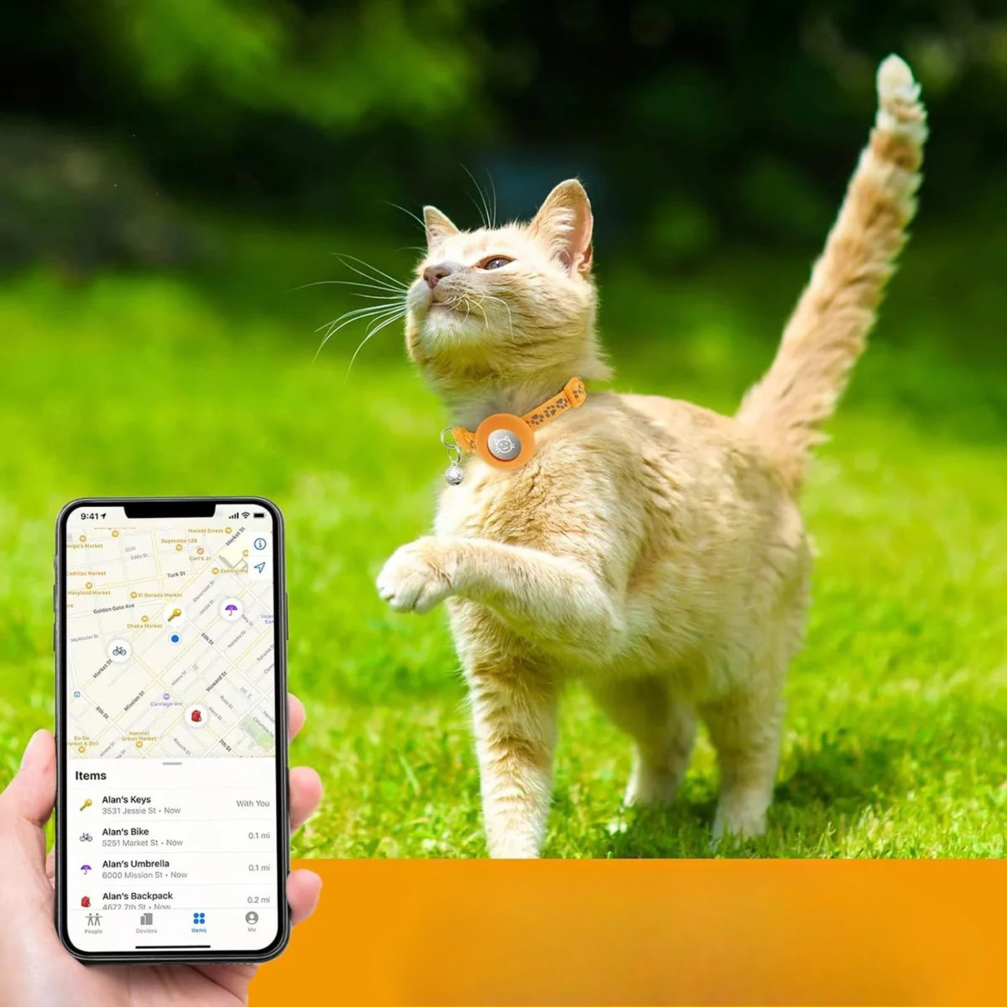 AirTag Cat Collars 2-Pack