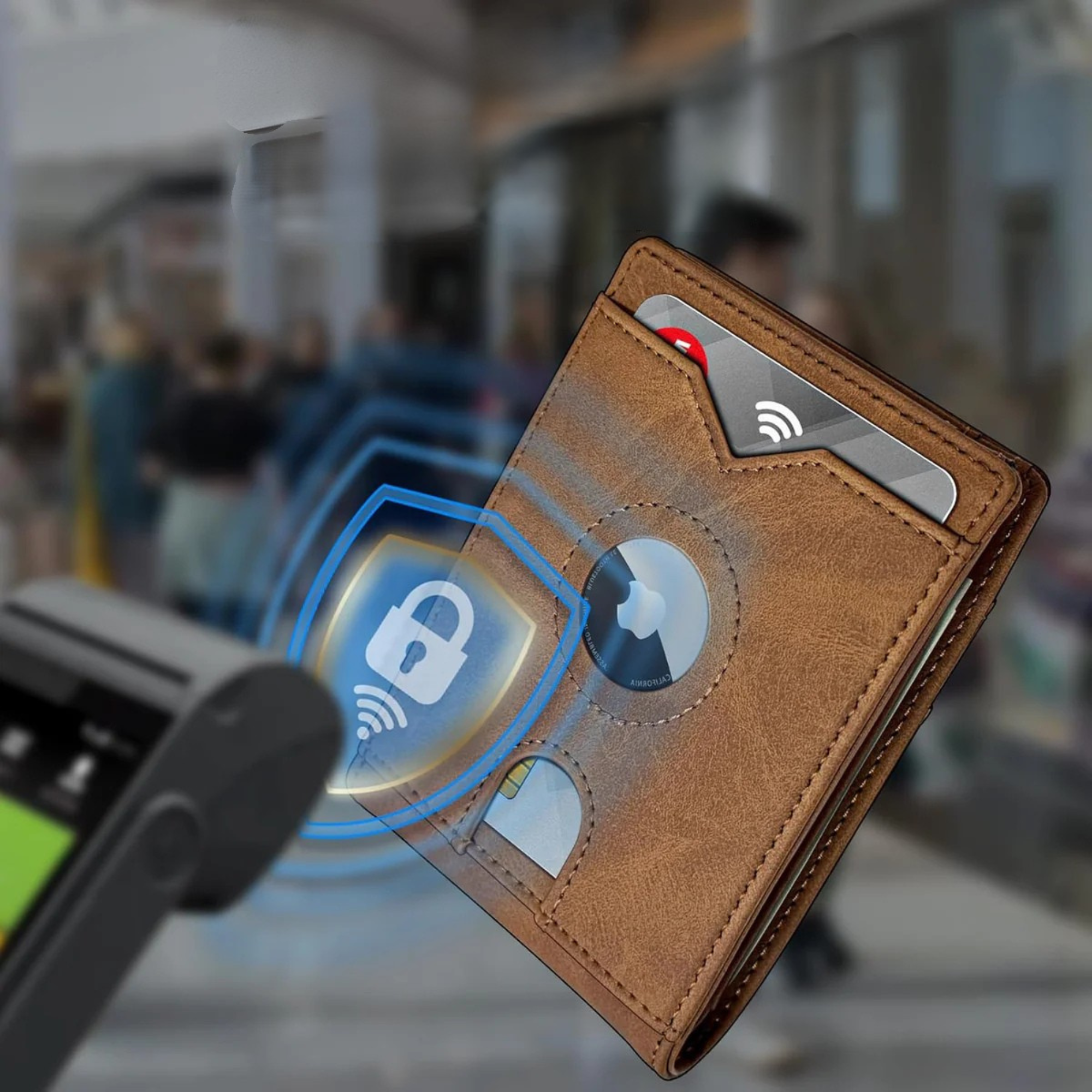 SecureTrack AirTag Wallet