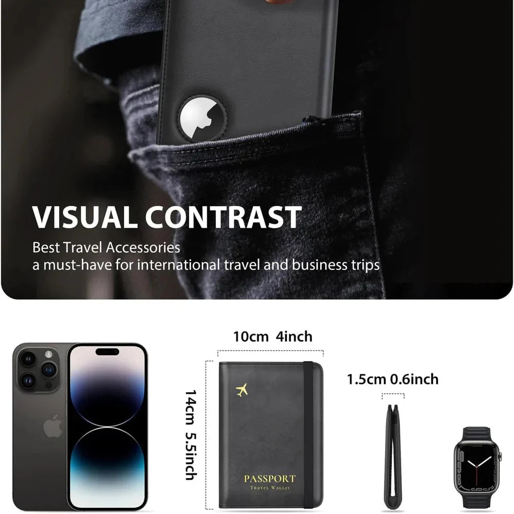 AirTag Passport Wallet