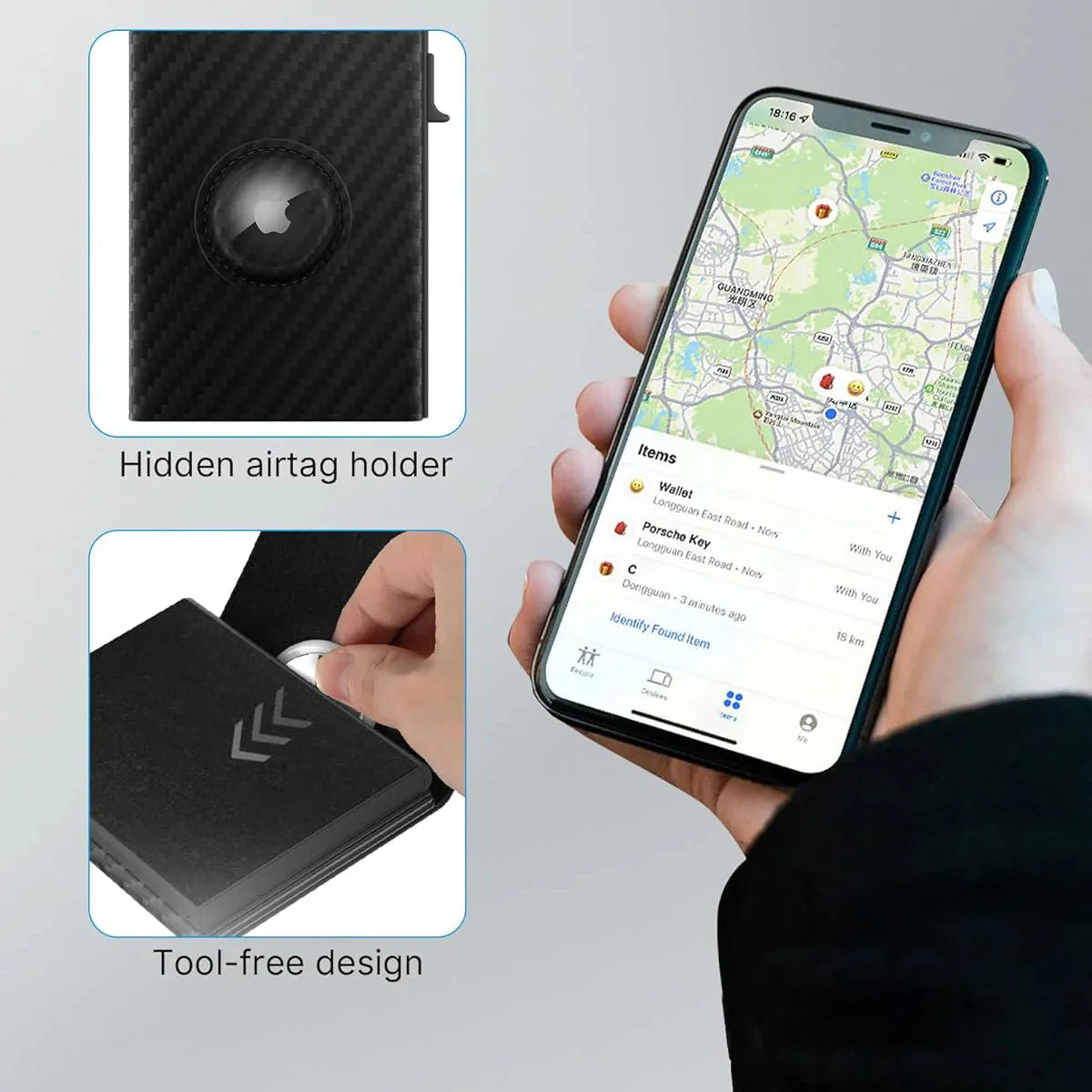 AirTag Wallet for Men