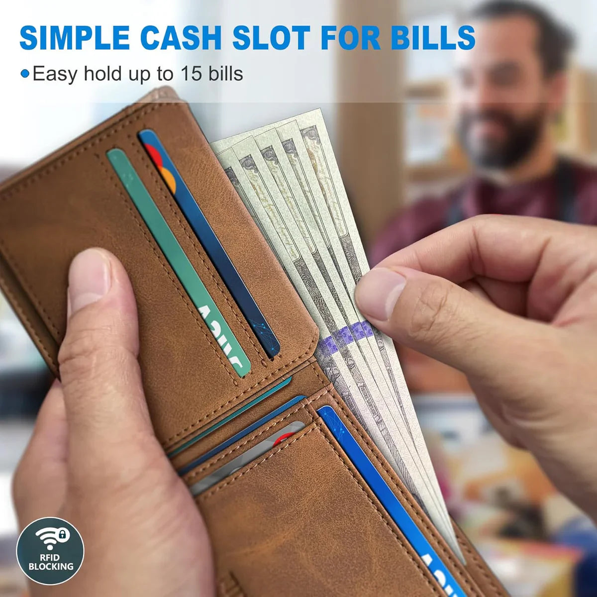 SecureTrack AirTag Wallet