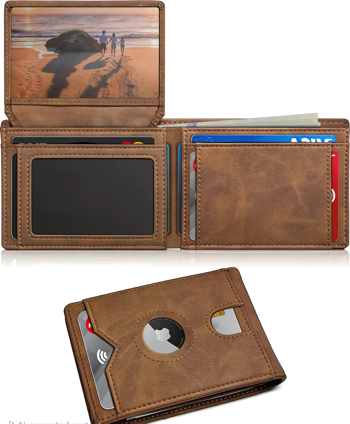 SecureTrack AirTag Wallet