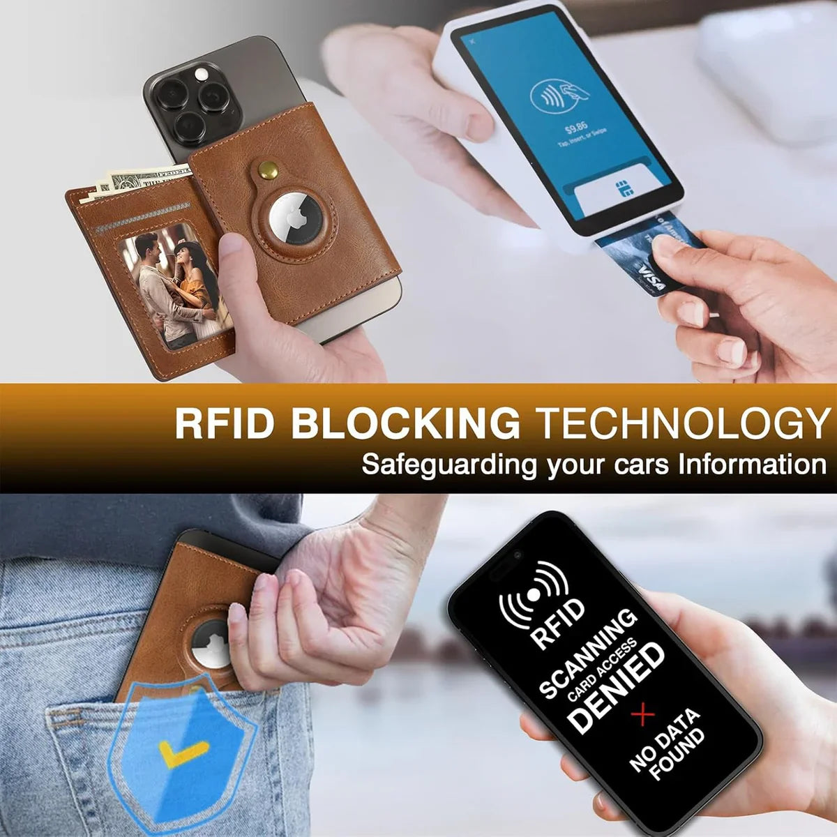 Magnetic iPhone Wallet