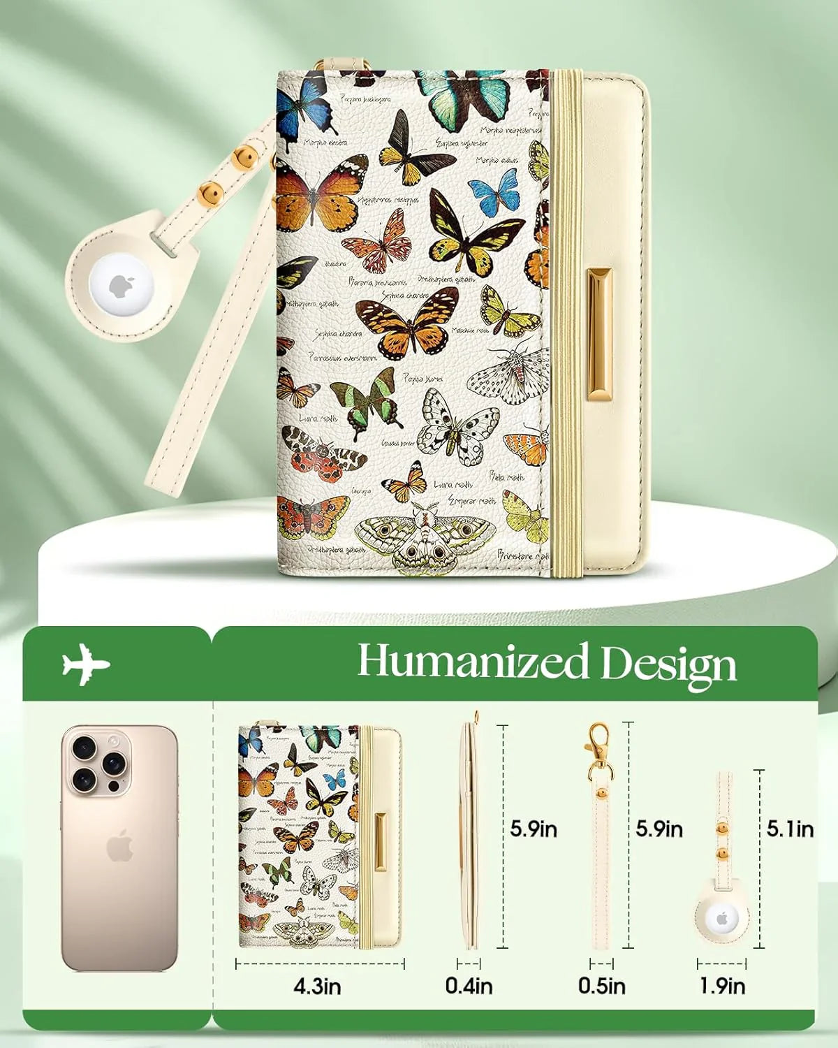 TravelSafe - RFID AirTag Passport Wallet