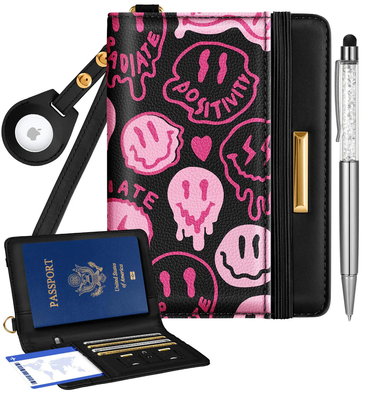 TravelSafe - RFID AirTag Passport Wallet