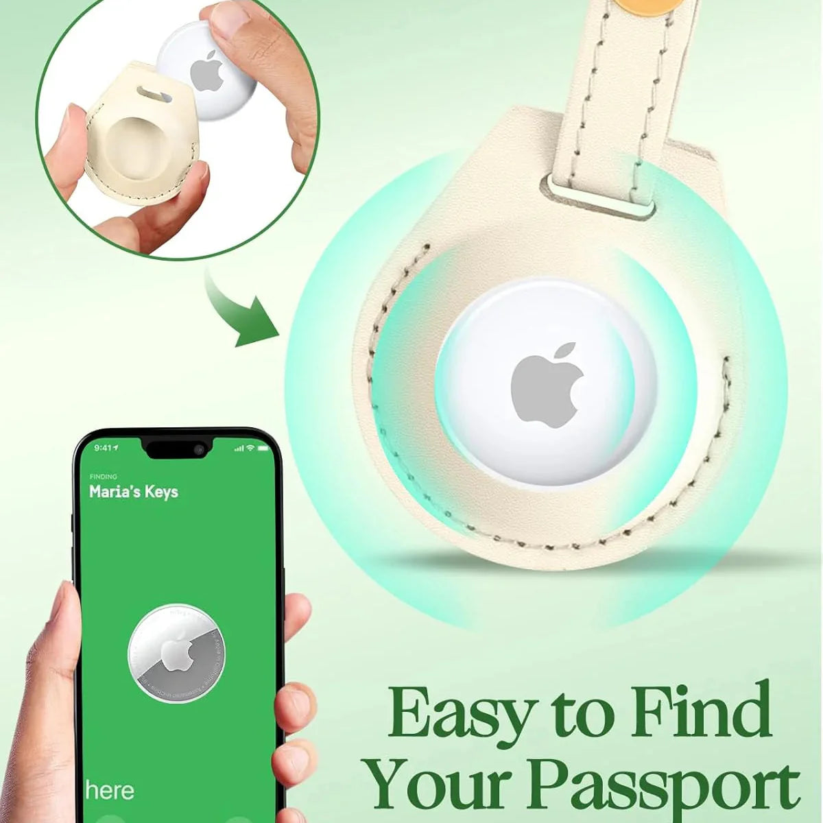 TravelSafe - RFID AirTag Passport Wallet