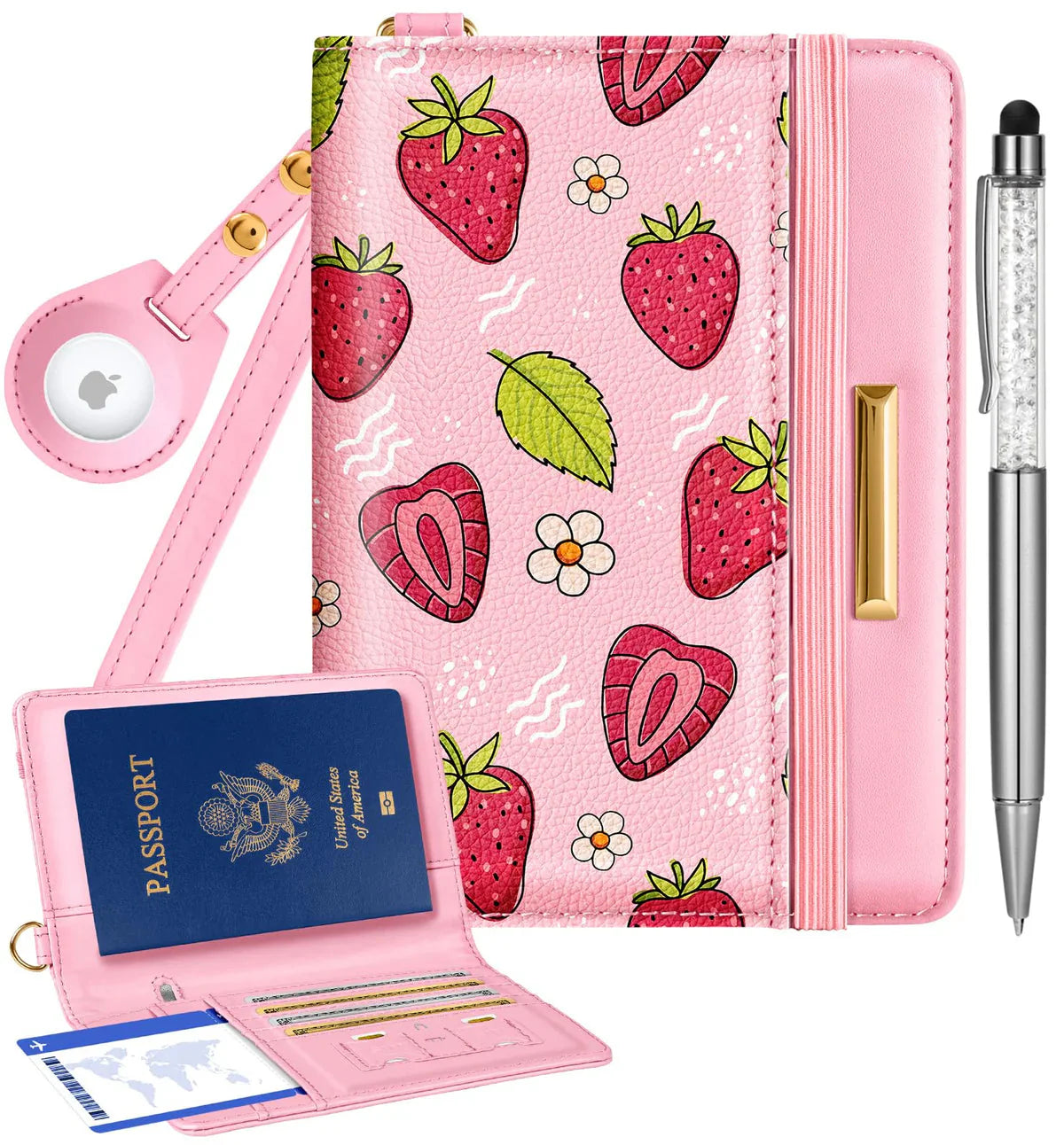 TravelSafe - RFID AirTag Passport Wallet