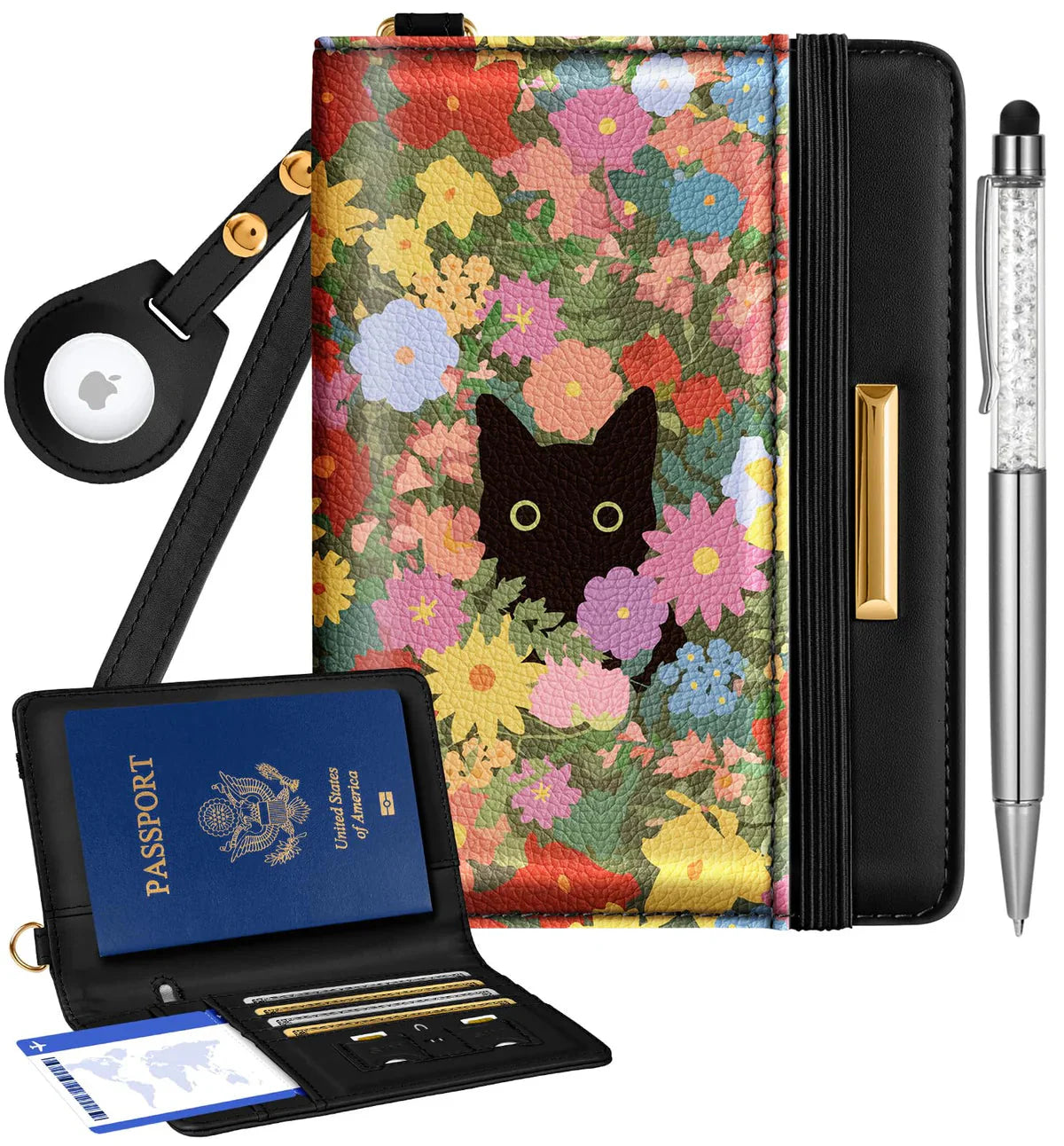 TravelSafe - RFID AirTag Passport Wallet