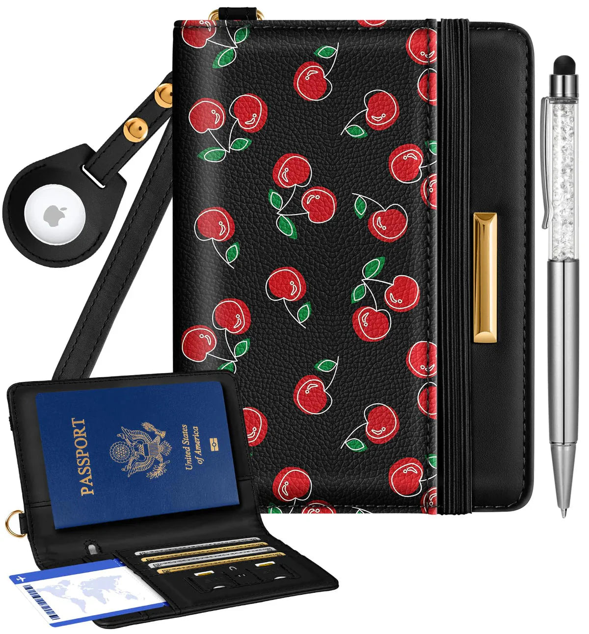 TravelSafe - RFID AirTag Passport Wallet