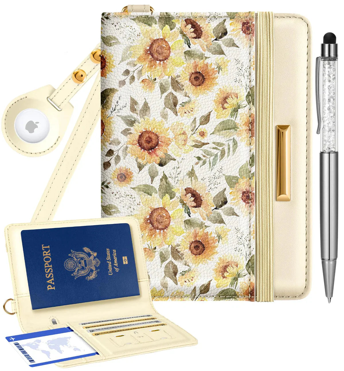 TravelSafe - RFID AirTag Passport Wallet