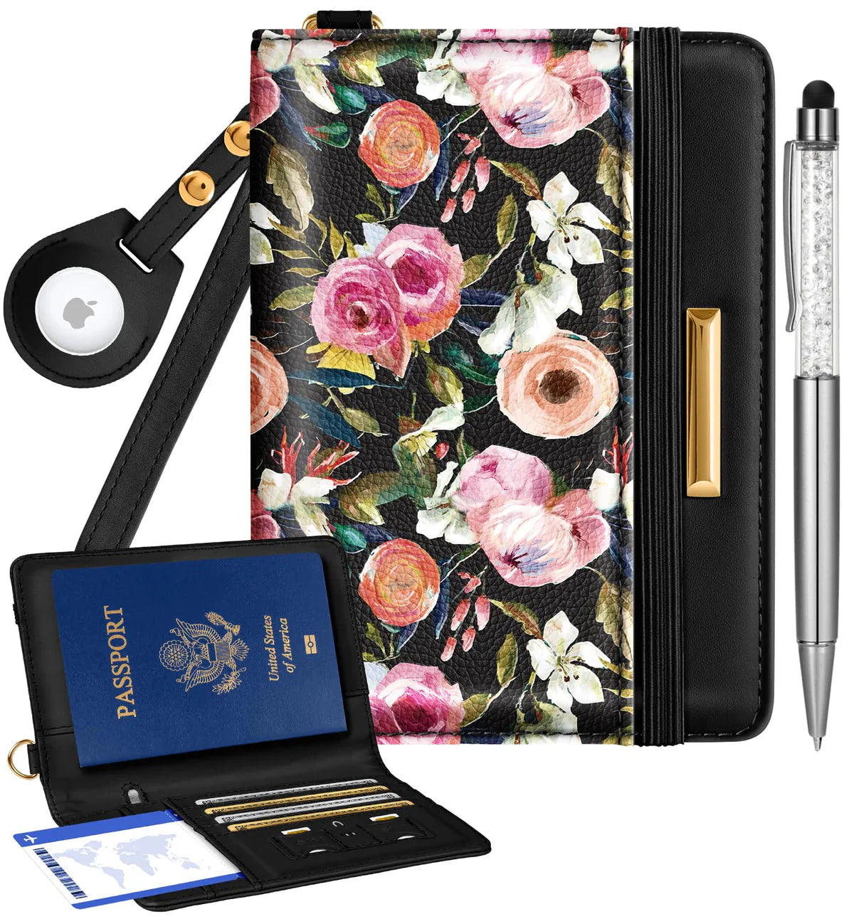 TravelSafe - RFID AirTag Passport Wallet