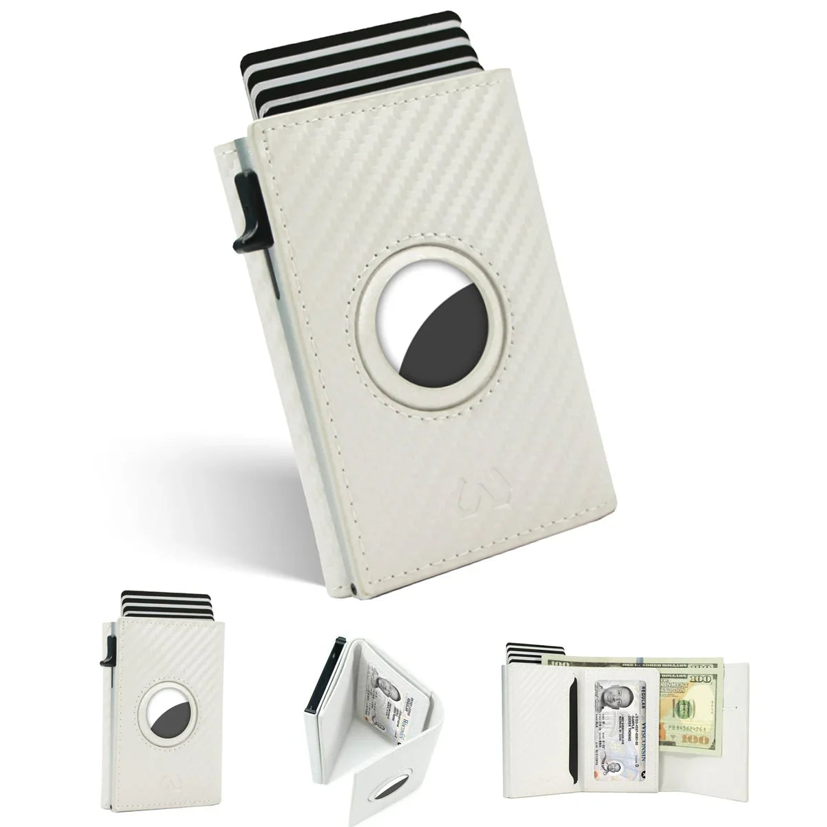 Carbon Fiber AirTag Wallet