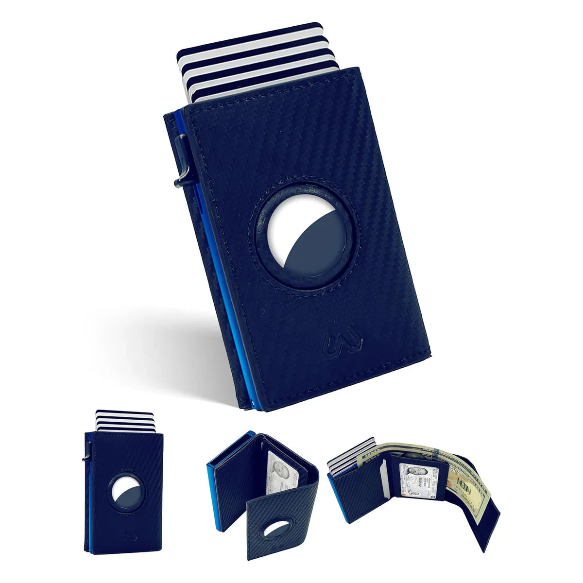 Carbon Fiber AirTag Wallet