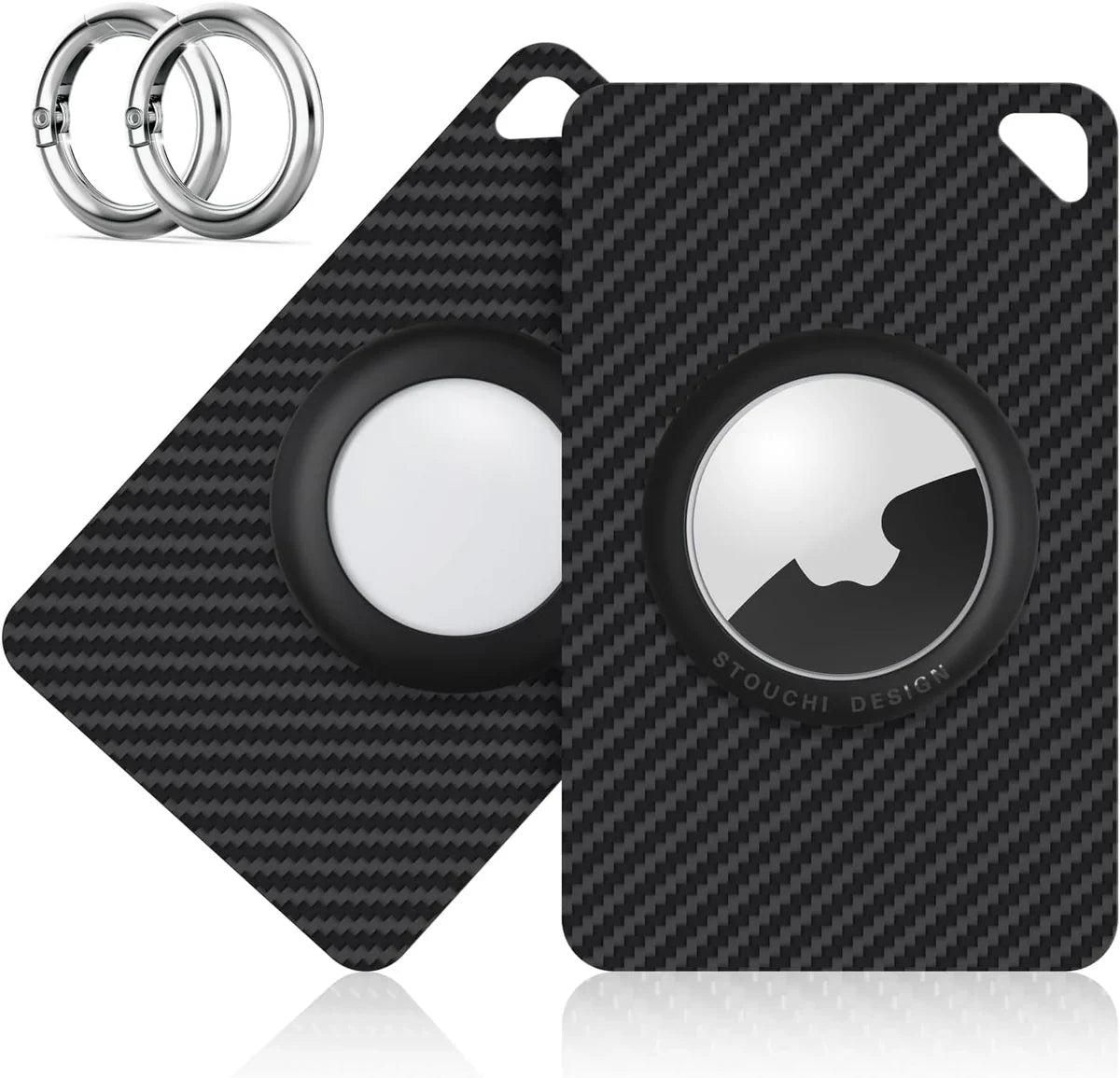 Carbon Fiber AirTag Card