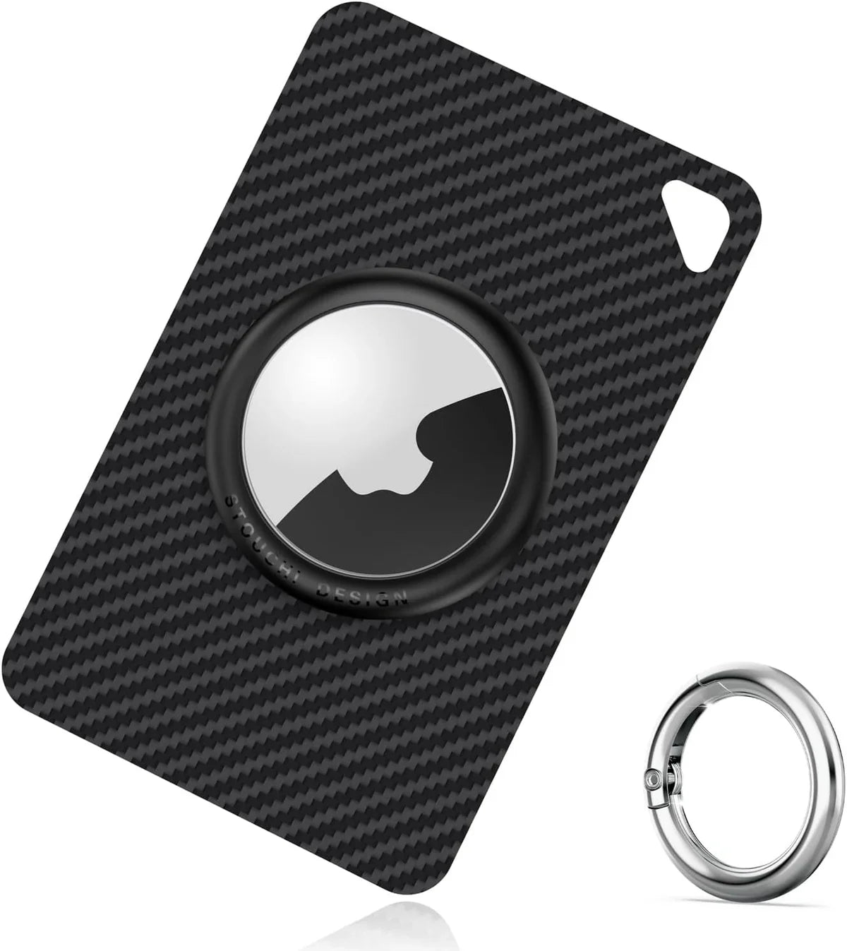 Carbon Fiber AirTag Card
